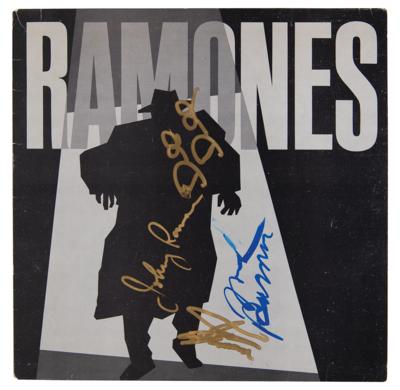 Lot #5212 Ramones Signed 12-Inch Promotional Single Album - 'We Want the Airwaves' - Image 1