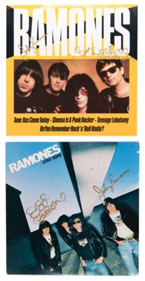 Lot #5213 Ramones (2) Signed Albums