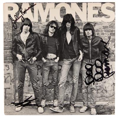 Lot #5216 Ramones Signed Album - Self-Titled Debut - Image 1
