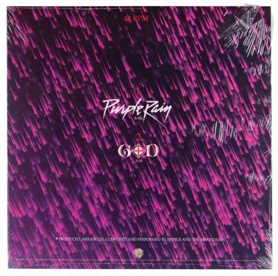 Lot #5308 Prince and the Revolution Limited Edition 'Purple Vinyl’ Maxi-Single Album - ‘Purple Rain / God’ - Image 2