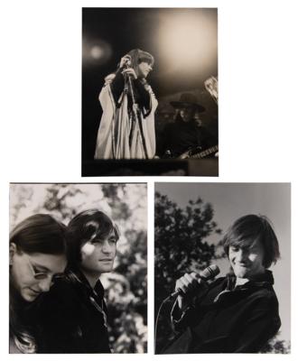 Lot #5155 Jefferson Airplane (3) Original Photographs by Peter Martin: Grace Slick and Marty Balin - Image 1