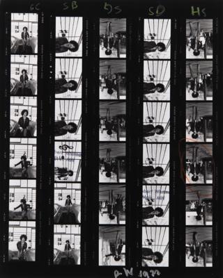 Lot #5265 Prince Original ‘Minneapolis 1977’ Contact Sheet Proof (Roll 5) - From the Collection of Photographer Robert Whitman - Image 1