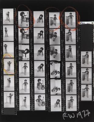 Lot #5269 Prince Original ‘Minneapolis 1977’ Contact Sheet Proof (Roll 10) - From the Collection of Photographer Robert Whitman - Image 1