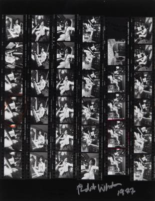 Lot #5270 Prince Original ‘Minneapolis 1977’ Contact Sheet Proof (Roll 12) - From the Collection of Photographer Robert Whitman - Image 1