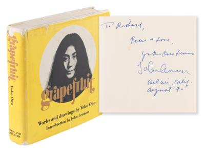 Lot #5019 John Lennon and Yoko Ono Signed Book - Grapefruit - Image 1