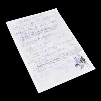 Lot #5255 Prince Handwritten Lyrics for the Unreleased Song 'Unbeknownst 2 U' - Image 1