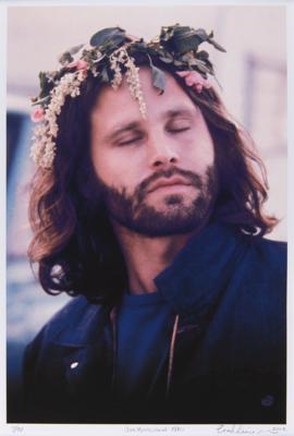 Lot #5098 Jim Morrison Limited Edition Print Signed by Photographer Frank Lisciandro - Image 1