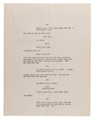 Lot #5099 Jim Morrison Original Script for 'The Hitchiker' - Image 10