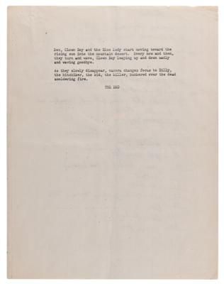Lot #5099 Jim Morrison Original Script for 'The Hitchiker' - Image 11