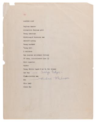 Lot #5099 Jim Morrison Original Script for 'The Hitchiker' - Image 13