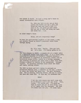 Lot #5099 Jim Morrison Original Script for 'The Hitchiker' - Image 3