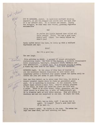 Lot #5099 Jim Morrison Original Script for 'The Hitchiker' - Image 9