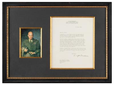 Lot #22 Dwight D. Eisenhower Typed Letter Signed