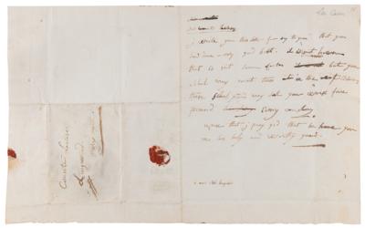 Lot #415 Napoleon Rare Handwritten Letter in English to Emmanuel, comte de Las Cases (One of Three Known) - Image 3