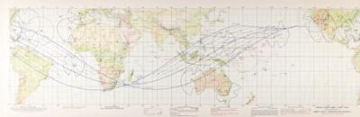 Lot #539 Apollo 11 Earth Orbit Chart