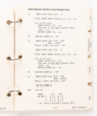 Lot #563 Jack Lousma's STS-1 Orbit Operations Checklist - Image 3