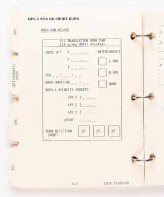 Lot #563 Jack Lousma's STS-1 Orbit Operations Checklist - Image 4