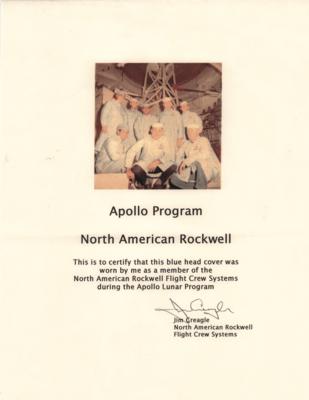 Lot #551 Apollo-Era North American Rockwell Flight Crew Head Cover - Image 3