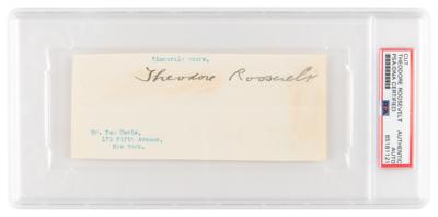 Lot #151 Theodore Roosevelt Signature - Image 1