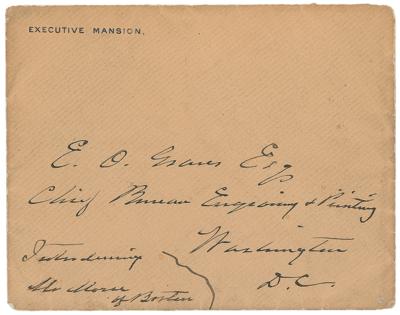 Lot #60 Grover Cleveland Autograph Letter Signed as President - Image 3