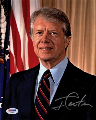Lot #53 Jimmy Carter Signed Photograph