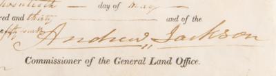 Lot #99 Andrew Jackson Document Signed as President - Image 2