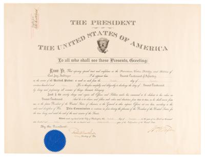 Lot #155 William H. Taft Document Signed as President - Image 1