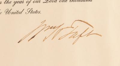 Lot #155 William H. Taft Document Signed as President - Image 2