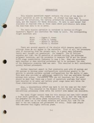 Lot #541 Apollo 13 Mission Operations Report - Image 2