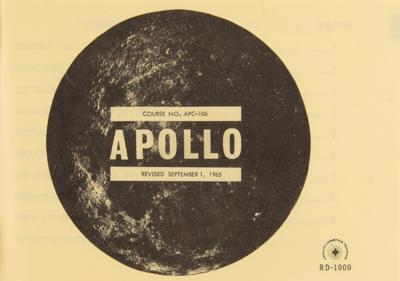 Lot #548 Apollo Program: Logistics Training Manual (1965) - Image 2