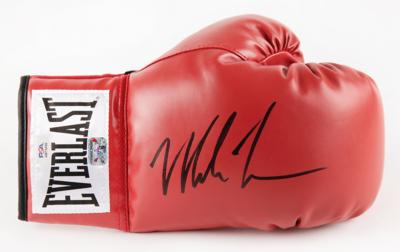 Lot #904 Mike Tyson Signed Boxing Glove
