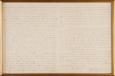 Lot #282 William Lloyd Garrison Autograph Letter Signed - Image 3