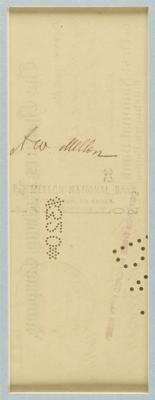 Lot #315 Andrew Mellon Signed Check - Image 3