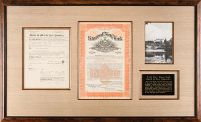 Lot #366 William K. and Harold S. Vanderbilt Document Signed - Image 1