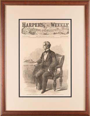 Lot #348 William H. Seward: Cover from Harper's Weekly - Image 2