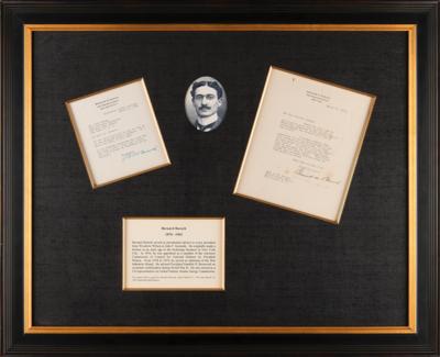 Lot #249 Bernard Baruch (2) Typed Letters Signed