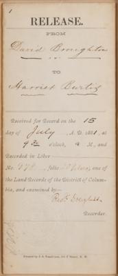 Lot #273 Frederick Douglass Document Signed - Image 2