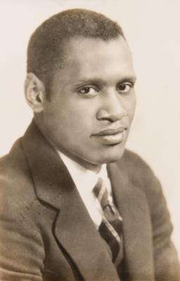 Lot #827 Paul Robeson Signed Photograph - Image 2