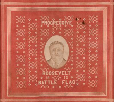 Lot #150 Theodore Roosevelt 1912 Progressive Campaign Bandana - Image 2