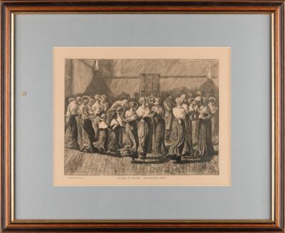 Lot #349 Shakers: 'The Religious Dance' Engraving (1870) - Image 2