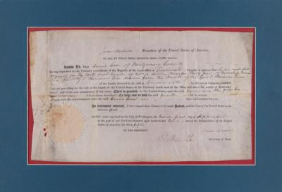 Lot #118 James Madison Document Signed as President - Image 3