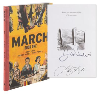 Lot #310 John Lewis Signed Book - March (Vol. 1)