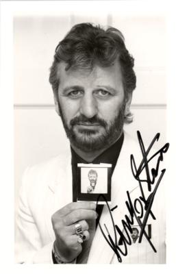 Lot #651 Ringo Starr Signed Photograph