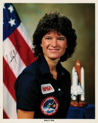 Lot #568 Sally Ride Signed Photograph - Image 1