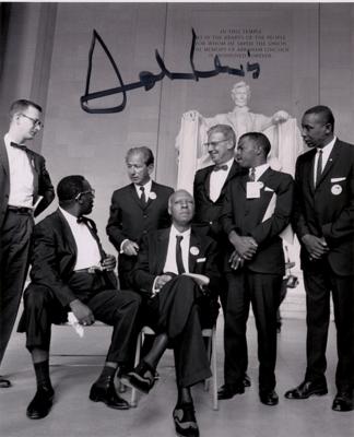 Lot #311 Civil Rights: John Lewis Signed