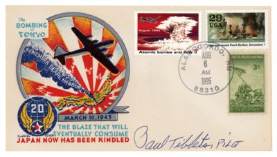 Lot #434 Enola Gay: Paul Tibbets Signed Cover