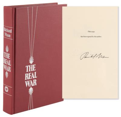 Lot #124 Richard Nixon Signed Book - The Real War