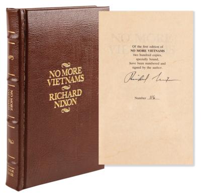 Lot #125 Richard Nixon Signed Ltd. Ed. Book - No