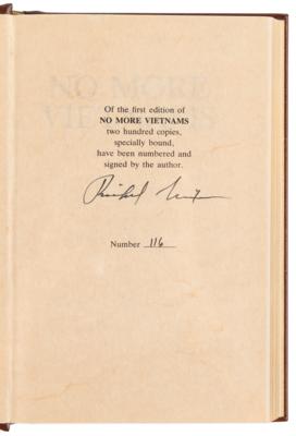 Lot #125 Richard Nixon Signed Ltd. Ed. Book - No More Vietnams - Image 4