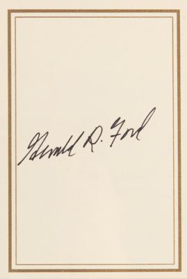 Lot #77 Gerald Ford (2) Signed Books - A Time to Heal and A Vision for America - Image 2